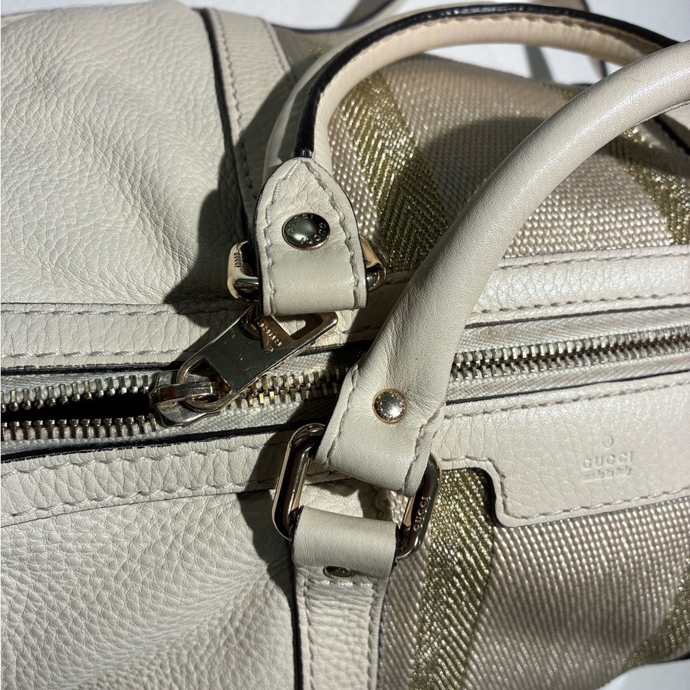 Gucci  Cream and Gold Women's Handbag - Picture 7 of 12